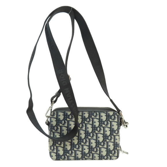 Christian Dior Trotter Pattern Shoulder Bag Canvas - Picture 2 of 9